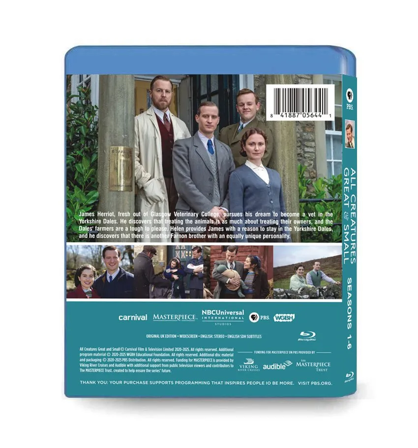 All Creatures Great and Small Series 1-6 (2020-2025) 3-Disc Set Blu-ray - Complete Collection - Image 2