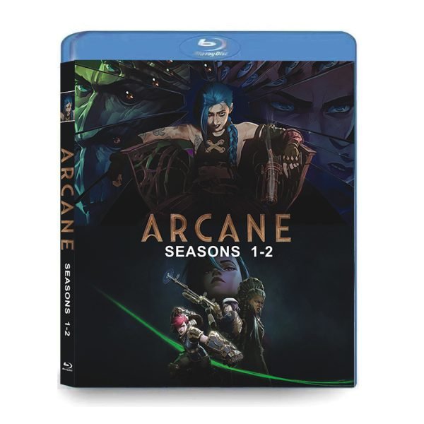 Arcane: League of Legends Series 1-2 (2021-2024) 2-Disc Set Blu-ray - Complete Collection