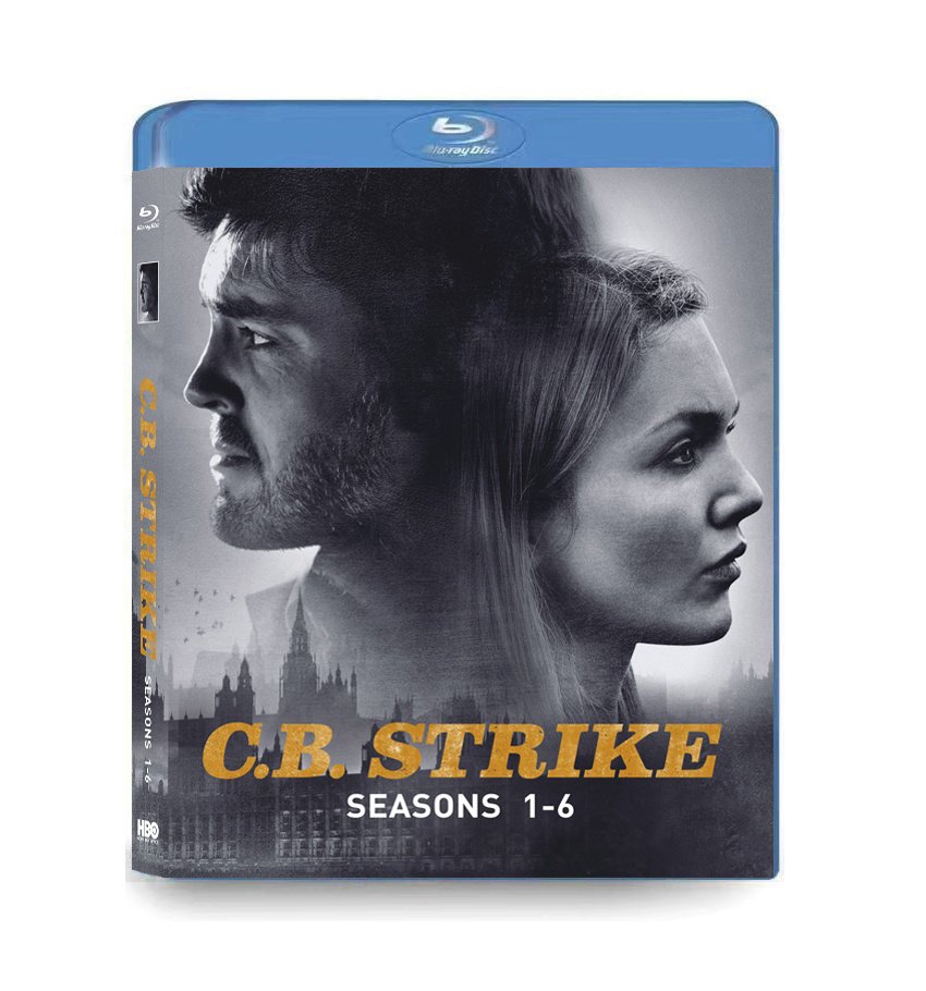 C.B. Strike Season1-6 C.B. Strike: Series 1-6 (2017-2024) 3-Disc Set Blu-ray - The Ink Black Heart Collection - Image 1