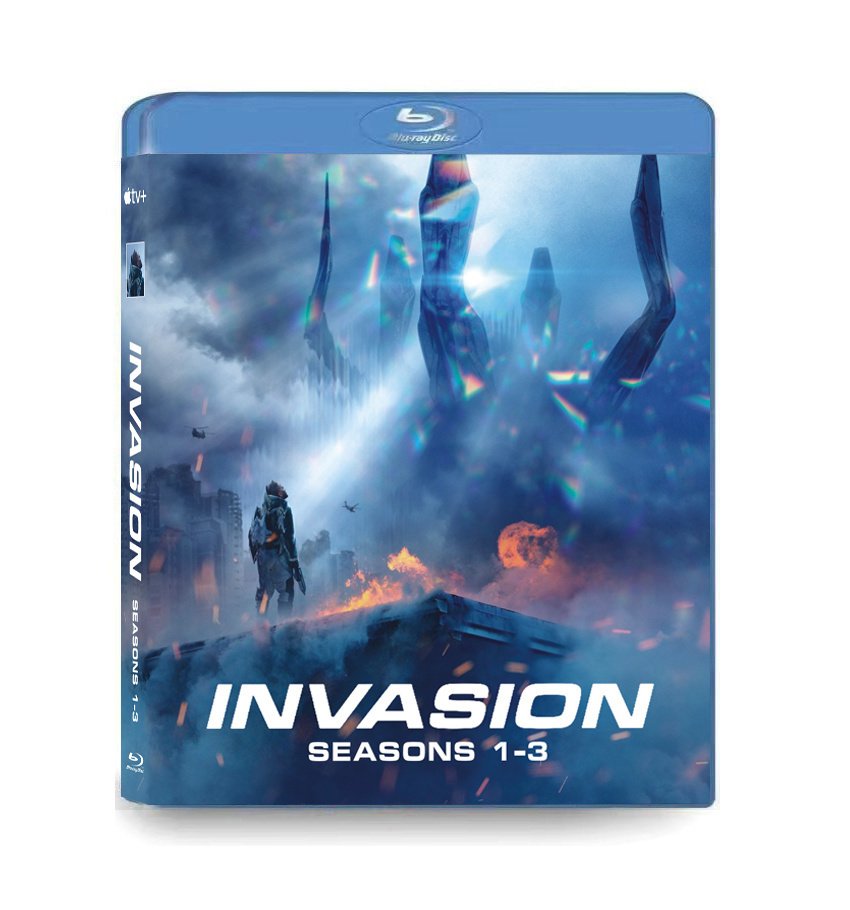 Invasion season 1-3 Invasion Series 1-3 (2021-2025) 3-Disc Set Blu-ray - Apple TV+ Sci-Fi Thriller - Image 1