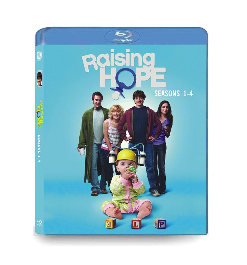 Raising Hope season 1-4 Raising Hope: The Complete Series 1-4 (2010-2014) 4-Disc Set Blu-ray - Family Sitcom Collection - Image 1