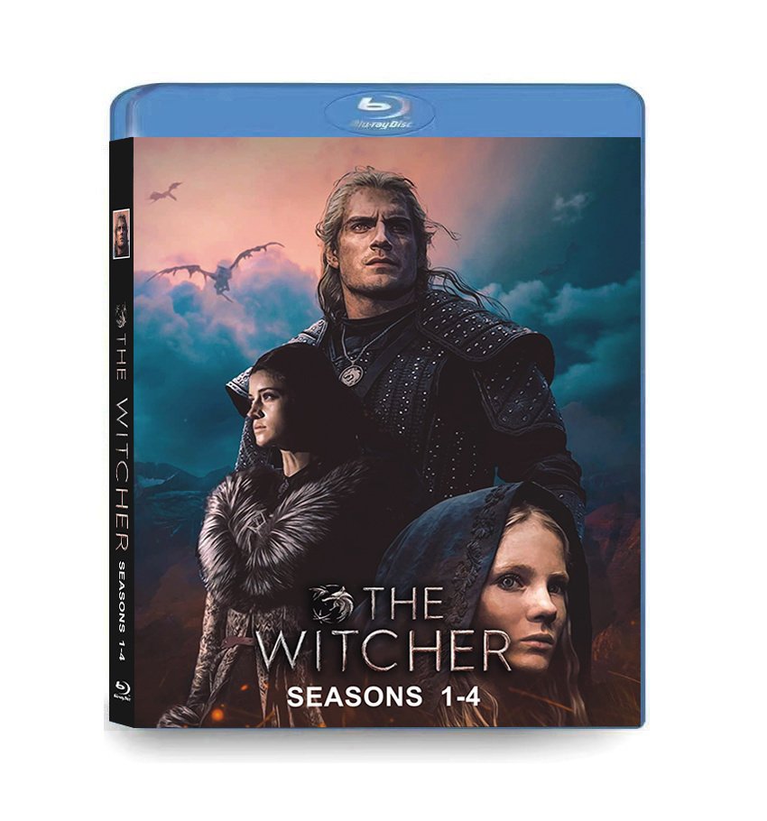 The Witcher season 1-4 The Witcher Series 1-4 (2019-2025) 5-Disc Set Blu-ray - Complete Collection - Image 1