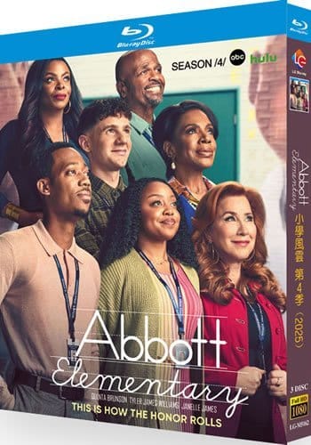 abbott-elementary-series-4-blu-ray Abbott Elementary: Season 4 (2025) 3-Disc Set Blu-ray - Award-Winning Workplace Comedy - Image 1
