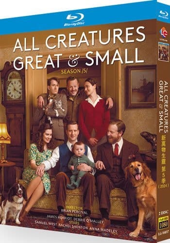 all-creatures-great-and-small-series-5-blu-ray All Creatures Great and Small: Season 5 (2024) 2-Disc Set Blu-ray - PBS Masterpiece Historical Drama - Image 1