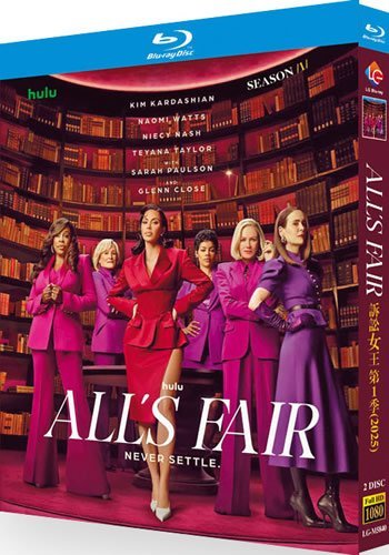 alls-fair-series-1-blu-ray All's Fair: Series 1 (2025) 2-Disc Set Blu-ray - Ryan Murphy Legal Drama - Image 1