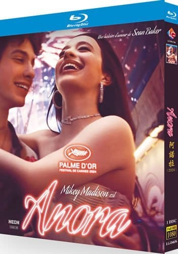 anora-blu-ray Anora (2024) 1-Disc Set Blu-ray - Comedy Drama Romance - Image 1
