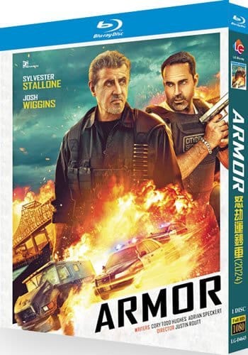 armor-blu-ray Armor (2024) 1-Disc Set Blu-ray - Sylvester Stallone Action Thriller - Image 1