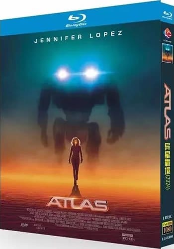atlas-blu-ray Atlas (2024) 1-Disc Set Blu-ray - Sci-Fi Action Thriller - Image 1
