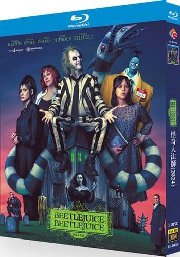 beetlejuice-beetlejuice-blu-ray Beetlejuice Beetlejuice (2024) 1-Disc Set Blu-ray - Horror Comedy Sequel - Image 1