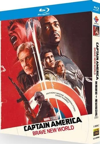 captain-america-brave-new-world-blu-ray Captain America: Brave New World (2025) 1-Disc Set Blu-ray - New Marvel MCU Action - Image 1