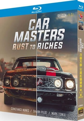 car-masters-rust-to-riches-series-1-3-blu-ray Car Masters: Rust to Riches Series 1-3 (2018-2021) 4-Disc Set Blu-ray - Netflix Original Custom Car Reality Hit - Image 1