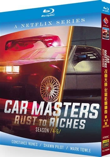car-masters-rust-to-riches-series-4-6-blu-ray Car Masters: Rust to Riches Series 4-6 (2022-2024) 4-Disc Set Blu-ray - Netflix Original Reality Auto Restoration - Image 1