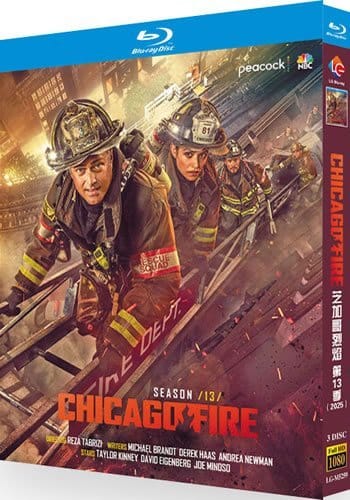 chicago-fire-series-13-blu-ray Chicago Fire: Season 13 (2025) 3-Disc Set Blu-ray - Action Drama - Image 1