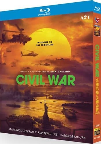 civil-war-blu-ray Civil War (2024) 1-Disc Set Blu-ray - A24 Dystopian War Thriller - Image 1