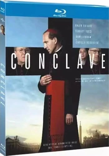 conclave-blu-ray Conclave (2024) 1-Disc Set Blu-ray - Ralph Fiennes Thriller - Image 1