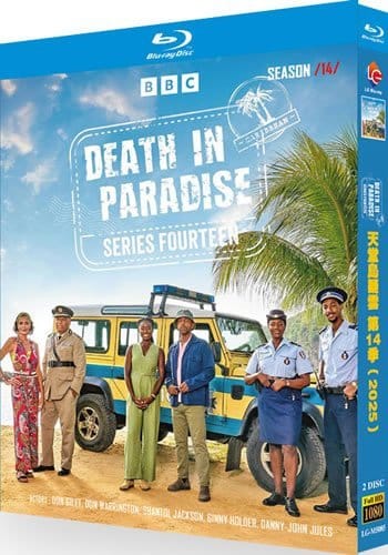 death-in-paradise-series-14-blu-ray Death in Paradise Series 14 (2025) 2-Disc Set Blu-ray - BBC Crime Mystery - Image 1