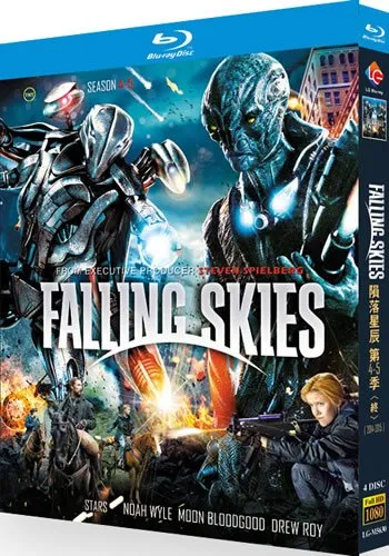 falling-skies-series-4-5-blu-ray Falling Skies Series 4-5 (2014-2015) 4-Disc Set Blu-ray - Sci-Fi Action Thriller - Image 1