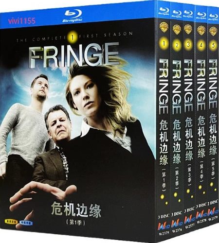 fringe-series-1-5-blu-ray-rotated-1 Fringe (2008-2013) 14-Disc Set Blu-ray - Complete Series Sci-Fi Mystery Box Set - Image 1