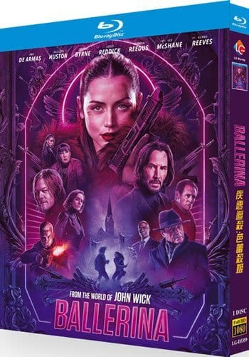 from-the-world-of-john-wick-ballerina-blu-ray From the World of John Wick: Ballerina (2025) 1-Disc Set Blu-ray - Action Thriller - Image 1