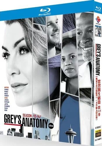 greys-anatomy-series-13-14-blu-ray Grey's Anatomy: Seasons 13 & 14 (2016-2018) 4-Disc Set Blu-ray - Complete Seasons Collection - Image 1