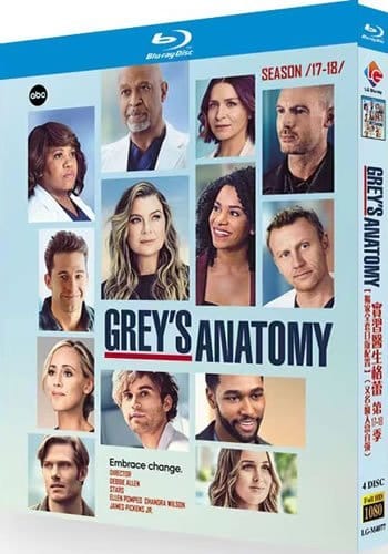 greys-anatomy-series-17-18-blu-ray Grey's Anatomy: Series 17-18 (2020-2022) 4-Disc Set Blu-ray - Medical Drama Box Set - Image 1