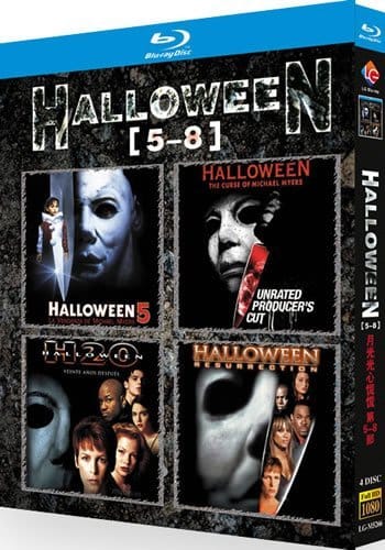 halloween-5-8-blu-ray Halloween 5-8 Movie Collection (1989-2002) 4-Disc Set Blu-ray - The Revenge, Curse, H20 & Resurrection - Image 1
