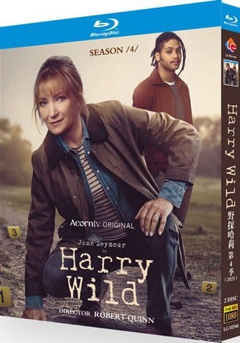 harry-wild-series-4-blu-ray Harry Wild: Series 4 (2025) 2-Disc Set Blu-ray - Jane Seymour Mystery Thriller - Image 1