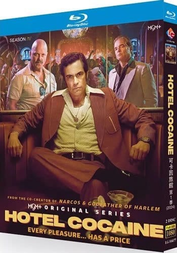 hotel-cocaine-series-1-blu-ray Hotel Cocaine: Season 1 (2024) 2-Disc Set Blu-ray - MGM+ Crime Thriller - Image 1