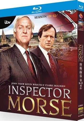 inspector-morse-series-9-12-blu-ray Inspector Morse Series 9-12 (1996-2000) 4-Disc Set Blu-ray - Classic British Detective Mystery - Image 1