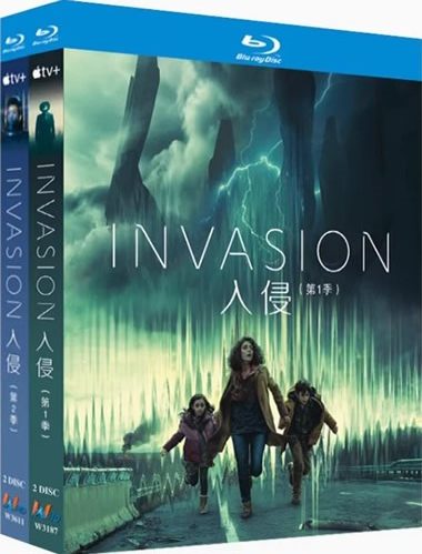 invasion-series-1-2-blu-ray-rotated-1 Invasion: Seasons 1-2 (2021-2023) 4-Disc Set Blu-ray - Apple TV+ Sci-Fi Thriller - Image 1