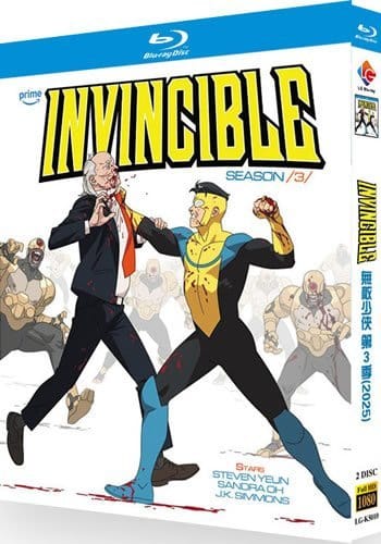 invincible-series-3-blu-ray Invincible: Series 3 (2025) 2-Disc Set Blu-ray - Uncut Adult Superhero Action - Image 1