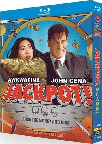 jackpot-blu-ray Jackpot! (2024) 1-Disc Set Blu-ray - Action Comedy - Awkwafina John Cena - Image 1