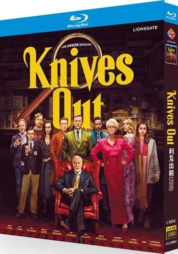 knives-out-blu-ray Knives Out (2019) 2-Disc Set Blu-ray - Mystery Thriller Whodunit - Image 1