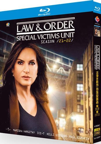 law-and-order-special-victims-unit-series-21-22-blu-ray Law and Order: Special Victims Unit Series 21-22 (2019-2020) 4-Disc Set Blu-ray - Record Breaking Seasons - Image 1