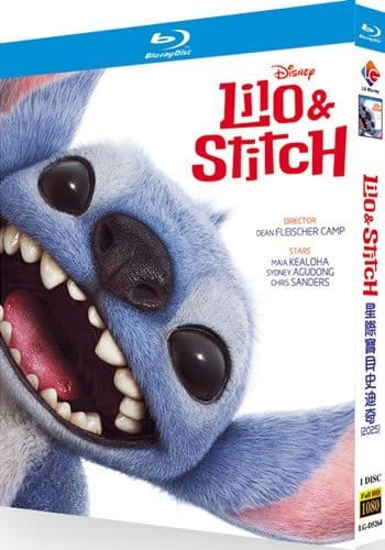 lilo-and-stitch-blu-ray Lilo & Stitch (2025) 1-Disc Set Blu-ray - Live Action Disney Family Adventure - Image 1