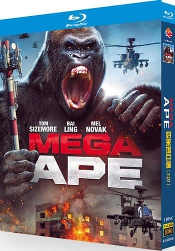 mega-ape-blu-ray Mega Ape (2023) 1-Disc Set Blu-ray - Sci-Fi Monster Rampage - Image 1