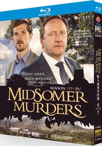 midsomer-murders-series-17-20-blu-ray Midsomer Murders Series 17-20 (2015-2018) 4-Disc Set Blu-ray - Modern Mysteries - Image 1