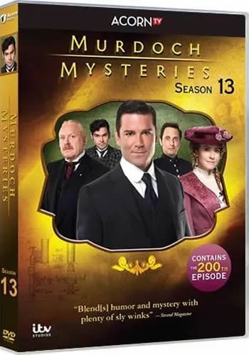 murdoch-mysteries-season-13 Murdoch Mysteries Complete Series 13 (2020) 4-Disc Set DVD - Victorian Detective Drama - Image 1