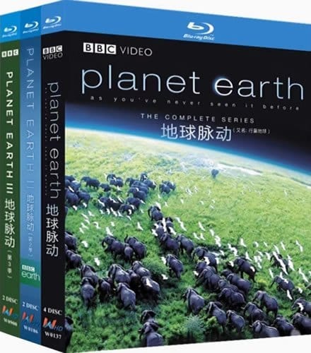 planet-earth-series-1-3-blu-ray Planet Earth Series 1-3 (2006-2023) 8-Disc Set Blu-ray - BBC Nature Documentary - Image 1