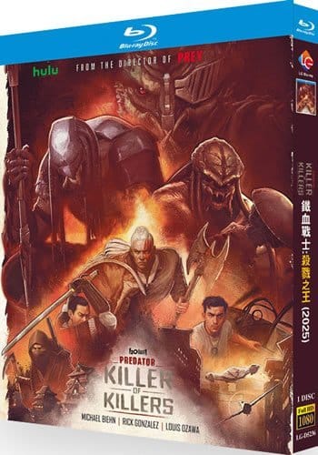 predator-killer-of-killers-blu-ray Predator: Killer of Killers (2025) 1-Disc Set Blu-ray - Animated Sci-Fi Anthology - Image 1