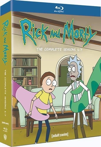rick-and-morty-series-1-7-blu-ray Rick and Morty: The Complete Series 1-7 (2013-2023) 7-Disc Set Blu-ray - Adult Swim Sci-Fi Comedy - Image 1
