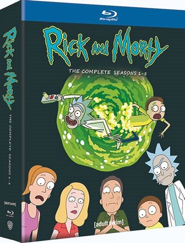 rick-and-morty-series-1-8-blu-ray-rotated-1 Rick and Morty: Seasons 1-8 (2013-2025) 8-Disc Set Blu-ray Collection - Image 1