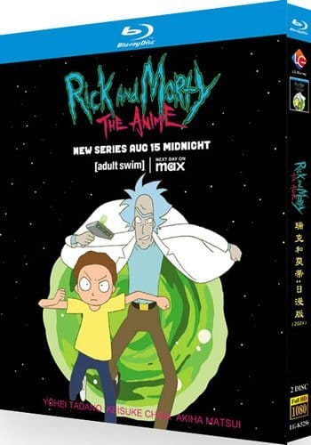 rick-and-morty-the-anime-series-1-blu-ray Rick and Morty: The Anime Series 1 (2024) 2-Disc Set Blu-ray - Sci-Fi Adventure - Image 1