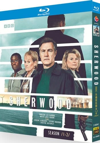 sherwood-series-1-2-blu-ray Sherwood: Series 1-2 Collection (2022-2024) 3-Disc Set Blu-ray - British Crime Drama - Image 1