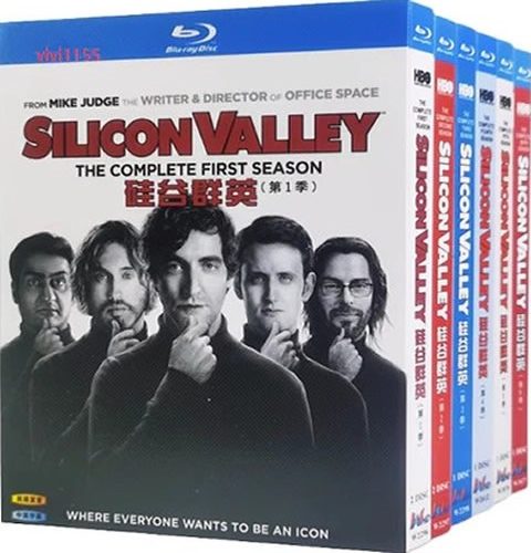 silicon-valley-series-1-6-blu-ray-rotated-1 Silicon Valley: The Complete Series (2014-2019) 8-Disc Set Blu-ray - HBO Tech Comedy Collection - Image 1