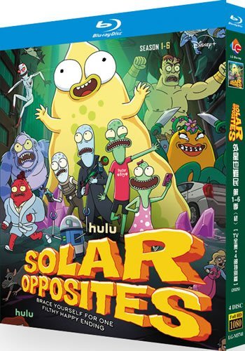 solar-opposites-series-1-6-blu-ray Solar Opposites: Complete Series 1-6 (2020-2025) 4-Disc Set Blu-ray - Sci-Fi Comedy Box Set - Image 1