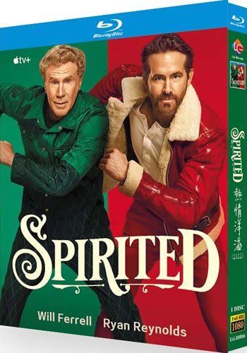 spirited-blu-ray Spirited (2022) 1-Disc Set Blu-ray - Holiday Musical Comedy - Image 1