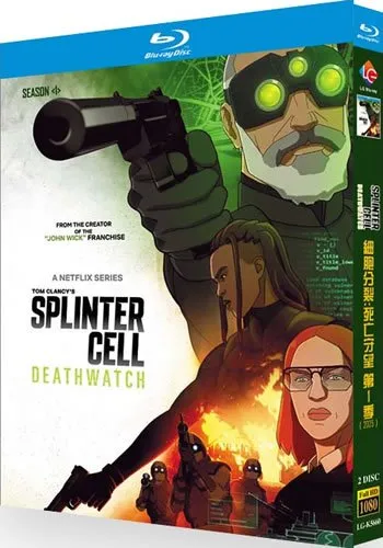 splinter-cell-deathwatch-series-1-blu-ray Splinter Cell: Deathwatch (2025) 2-Disc Set Blu-ray - Netflix Animated Series - Image 1