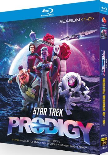 star-trek-prodigy-series-1-2-blu-ray Star Trek: Prodigy: Seasons 1-2 (2021-2024) 4-Disc Set Blu-ray - Complete Animated Sci-Fi Collection - Image 1