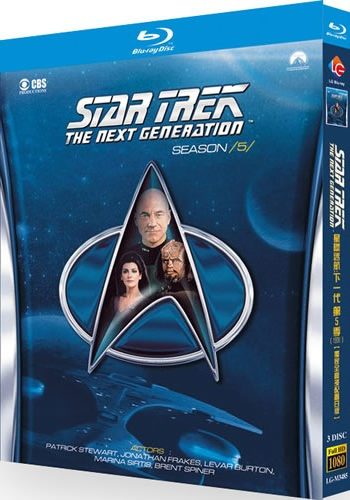 star-trek-the-next-generation-series-5-blu-ray-rotated-1 Star Trek: The Next Generation - Season 5 (1991-1992) 6-Disc Set Blu-ray - Remastered Sci-Fi Series - Image 1